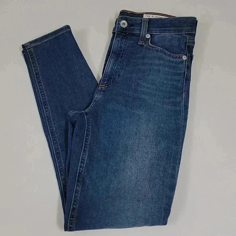 Rag and Bone Skinny High-Rise Jeans